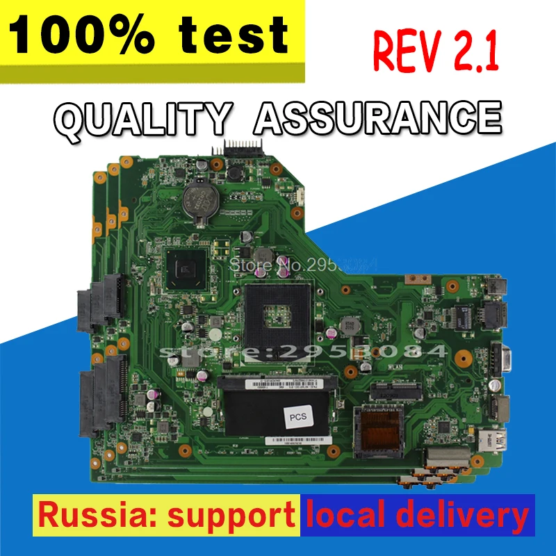 K54C материнская плата REV: 2 1 4 Гб USB3.0 для For Asus X54C K54Ly K54hR ноутбука тест на материнскую