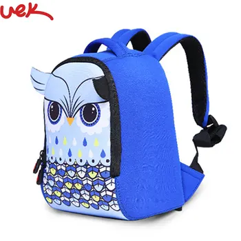 

Kindergarten Backpack Kids Children Bag Owl Backpack Blue and Pink Girls Schoolbag 3D Preschool Backpacks A3307