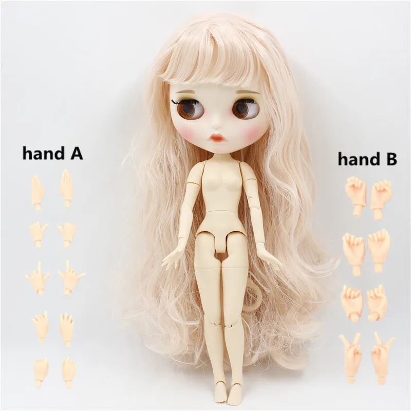 Fortune Days ICY blyth кукла шарнир тело настроить резные губы лицо с бровью 1/6 BJD распродажа - Цвет: 2352
