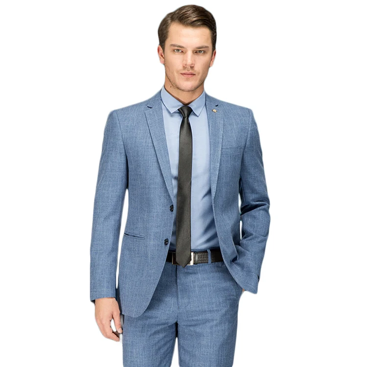 Plyesxale синий костюм Для мужчин Slim Fit Для мужчин Костюмы для свадьбы осенние классические костюмы для торжественных случаев Марка Последние Пальто Пант конструкции Q101 - Цвет: Синий