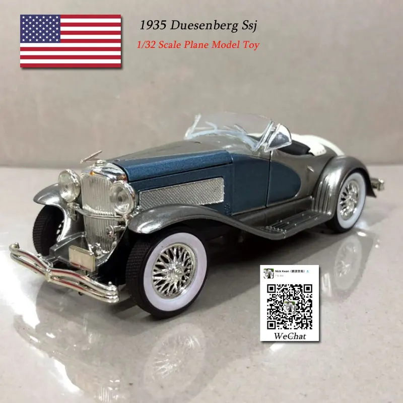 

Signature 1/32 Car Model Toys 1935 Duesenberg Ssj Vintage Diecast Metal Car Model Toy for Collection,Gift,Decoration