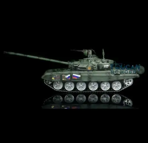 Henglong 1/16 зеленый 6,0 поколения инфракрасный боевой T90 rc Танк 3938 360 револьверная вращающаяся металлическая дорожка W/Link Red Eye