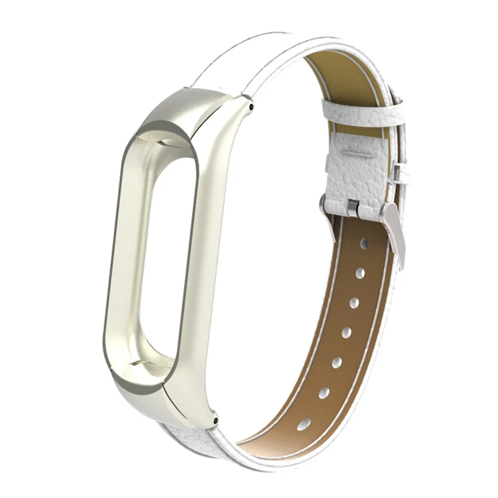 E Замена для Xiaomi Mi Band 3 браслет ремешок, браслет+ металлический корпус умные аксессуары браслет для часов QIY05 D23 - Цвет: E