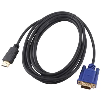 

1.8M HDMI Male to SVGA VGA M Converter A/V Cable Lead 1000pcs/lot free shipping