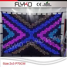 p7 2x3 м, PC контроллер экран со светодиодной подсветкой для сцены