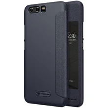 Чехол для huawei p10 чехол 5.1 дюймов NILLKIN искра ИСКУССТВЕННАЯ кожа откидная крышка смарт проснуться окно просмотра p10 для huawei телефон сумка
