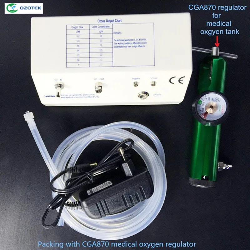 Озоновая терапия машины, клиника медицинский генератор озона различной концентрации доступны до 18-110ug/ml CE ROSH - Цвет: Add Regulator CGA870