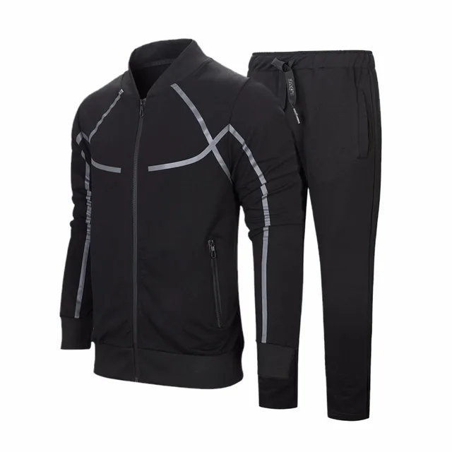 Aliexpress.com : Buy Men Track Suits Jacket+Pants Sets 2PC Men's ...