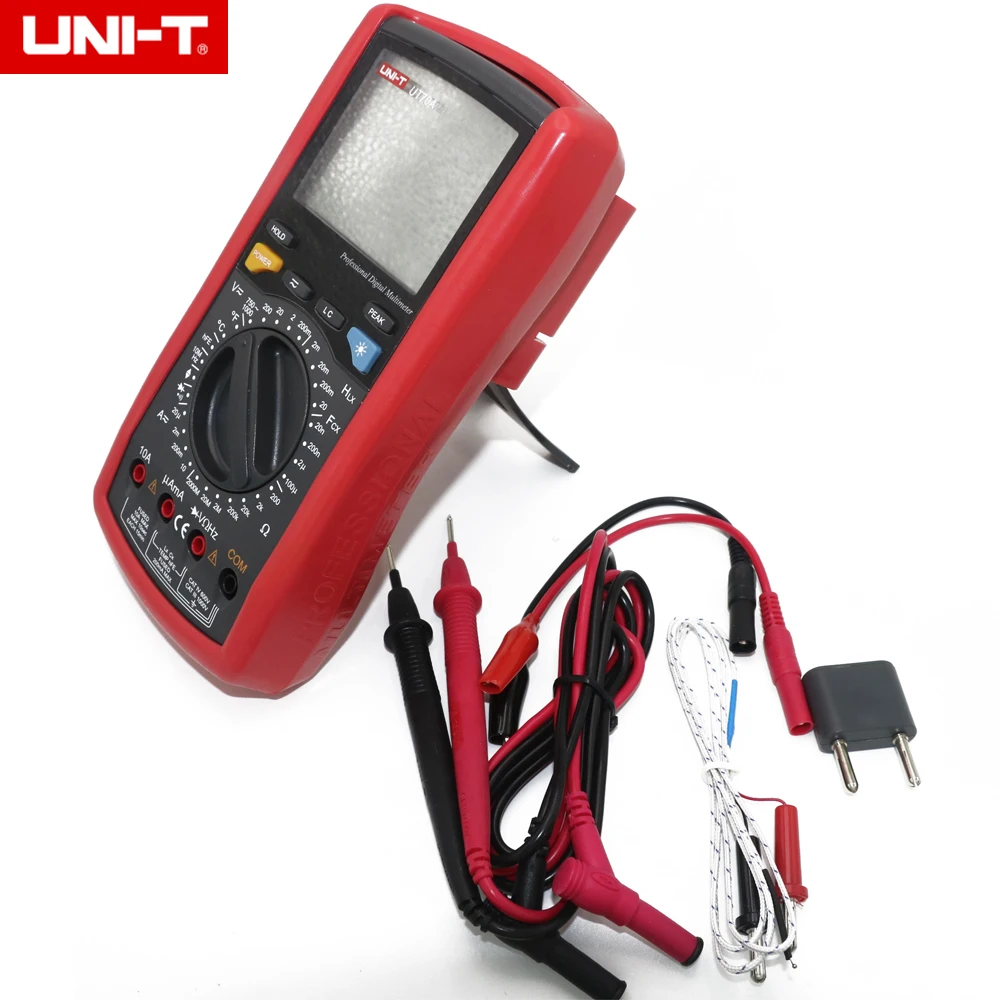 

UNI-T UT70A LCD Digital Multimeter Volt Amp Ohm Temp Capacitance Inductance meter backlight