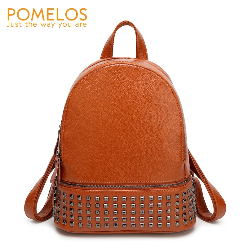 

POMELOS Backpack Woman Fashion Women PU Leather Backpack 2018 Ladies Rucksack Travel Backpacks Female Back Bag Pack School Bags