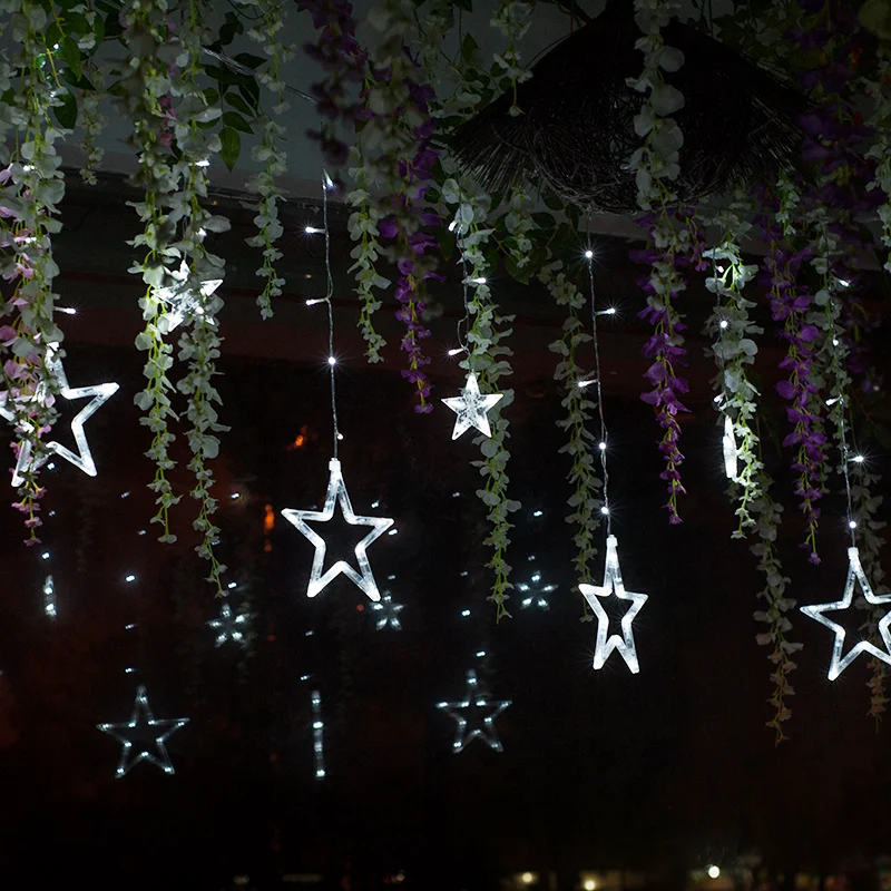 Star Curtain LED String Lights (16)