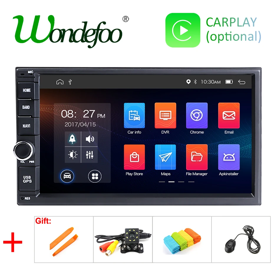 

DSP Android 9.0 4G 64G Universal 2 din Car Multimedia Player Autoradio 2din Stereo 7" IPS Screen Player Auto Radio for nissan