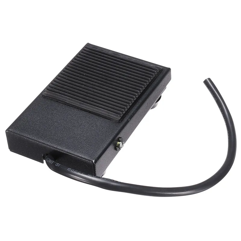 

Durable Heavy Metal Foot Pedal Switch 250V AC 10A SPDT 1NO 1NC Momentary Electric Power NON-SLIP