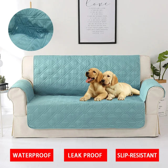 Waterproof Sofa Cover for Dog Cat Pets Kids Armchair Modern Sofa Couch Slipcovers Protector