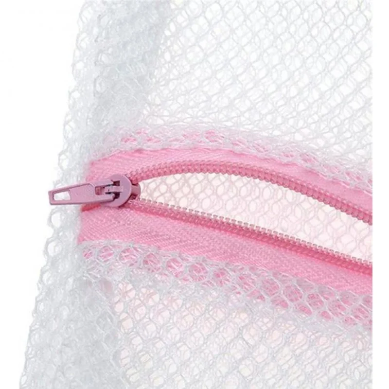 

New 3pcs Set Clothes Wash Mesh Net Bag Pouch Basket For Washing Machine Laundry Bra Aid Lingerie NE