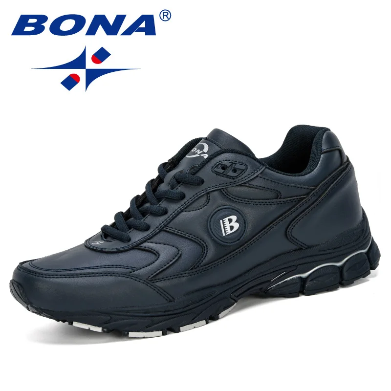 BONA, стиль, мужские кроссовки, дышащие, zapatillas hombre Deportiva, высокое качество, мужская обувь, трендовые кроссовки