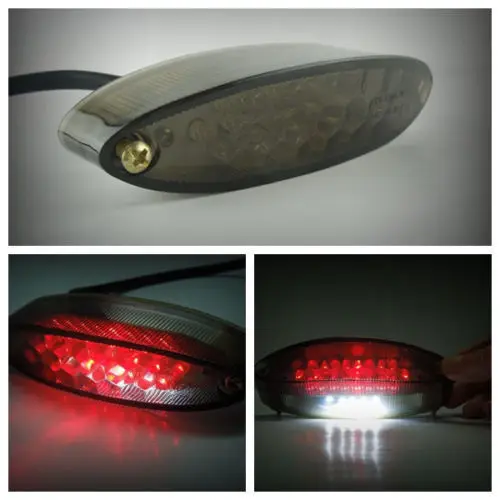

Motorcycle Universal Smoke 28 LED 12V Tail Brake Light For Suzuki ATV LTZ King Quad Runner DR DRZ 650 400 LT