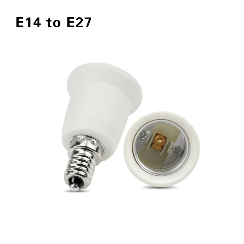 1 шт., E27, E14, GU10, G9, E12, B22, цоколь, держатель для лампы для обоюдного преобразования, адаптер для конвертера, патроны, светодиодный светильник для кукурузной лампы - Цвет: E14 TO E27