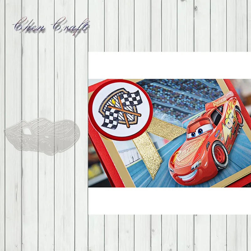 

The sports car Metal cutting dies cutting DIY clip art photo album crafts supplies paper card making mold new 2019 die cutting