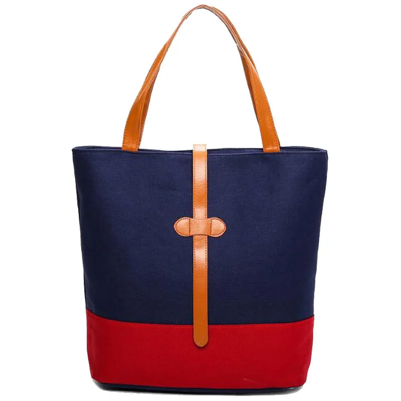 2016 Hot Women Beach Canvas Bag Fashion Color Printing Handbags Ladies Large Shoulder Bag Totes Casual