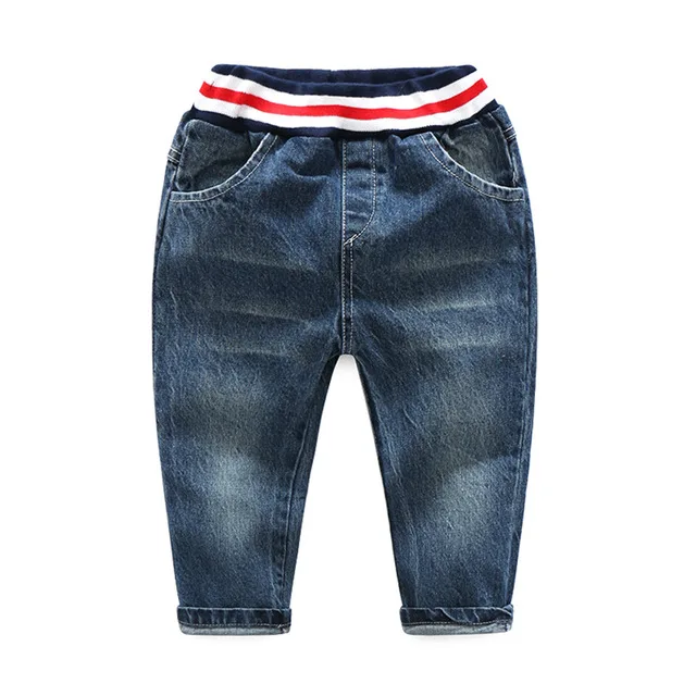 

80 -120 cm Children Boys Spring Trousers Summer Boy Jeans Fashionable Style Kids Jeans Baby Boy Long Denim Pants