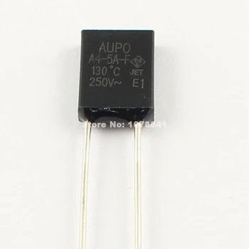 

10 Pcs Per Lot AUPO Thermal Fuse Cutoff TF 130 Degree 250V 5A A4-5A-F