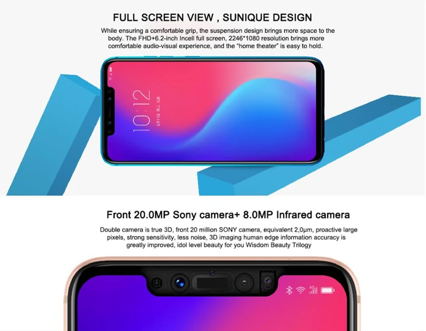 Perfect Global Rom Lenovo S5 Pro L58041 6GB 128GB Octa-core AI Dual Camera Snapdragon SDM636 ZUI5.0 4G FDD LTE 6.2"FHD+ 2246x1080 4