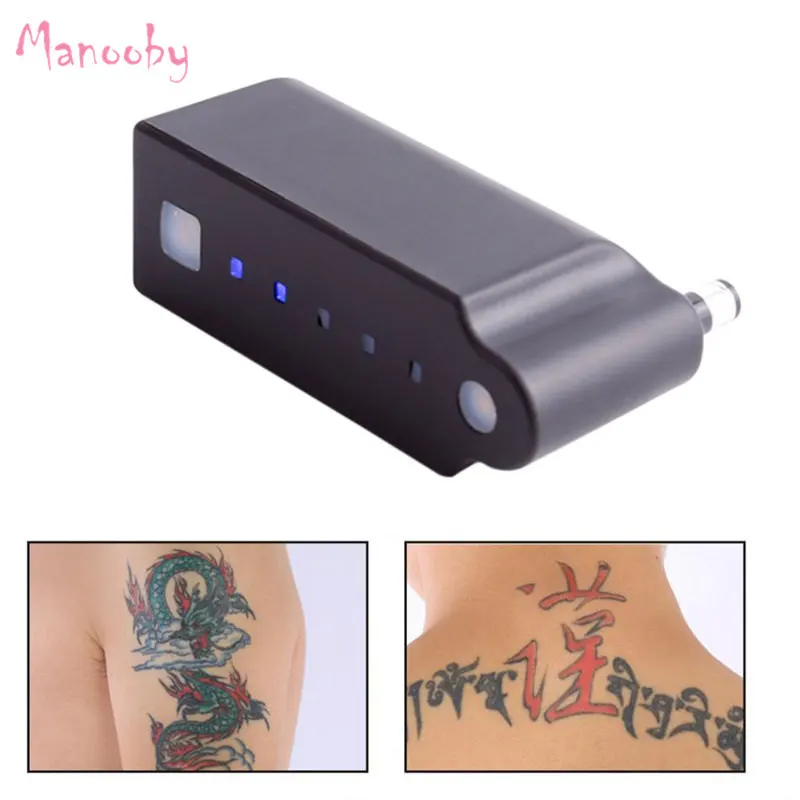 

Manooby New Wireless Mini Tattoo Power Supply 2000 ma RCA DC Connection Available Tattooing Permanent Makeup Equipment
