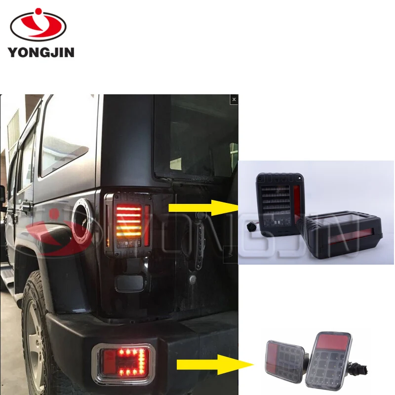 For 2007-2016 J eep Wrangler Tail Light Brake Reverse Turn Singal Lamp &amp Rear Bumper Fog for JK | Автомобили и мотоциклы