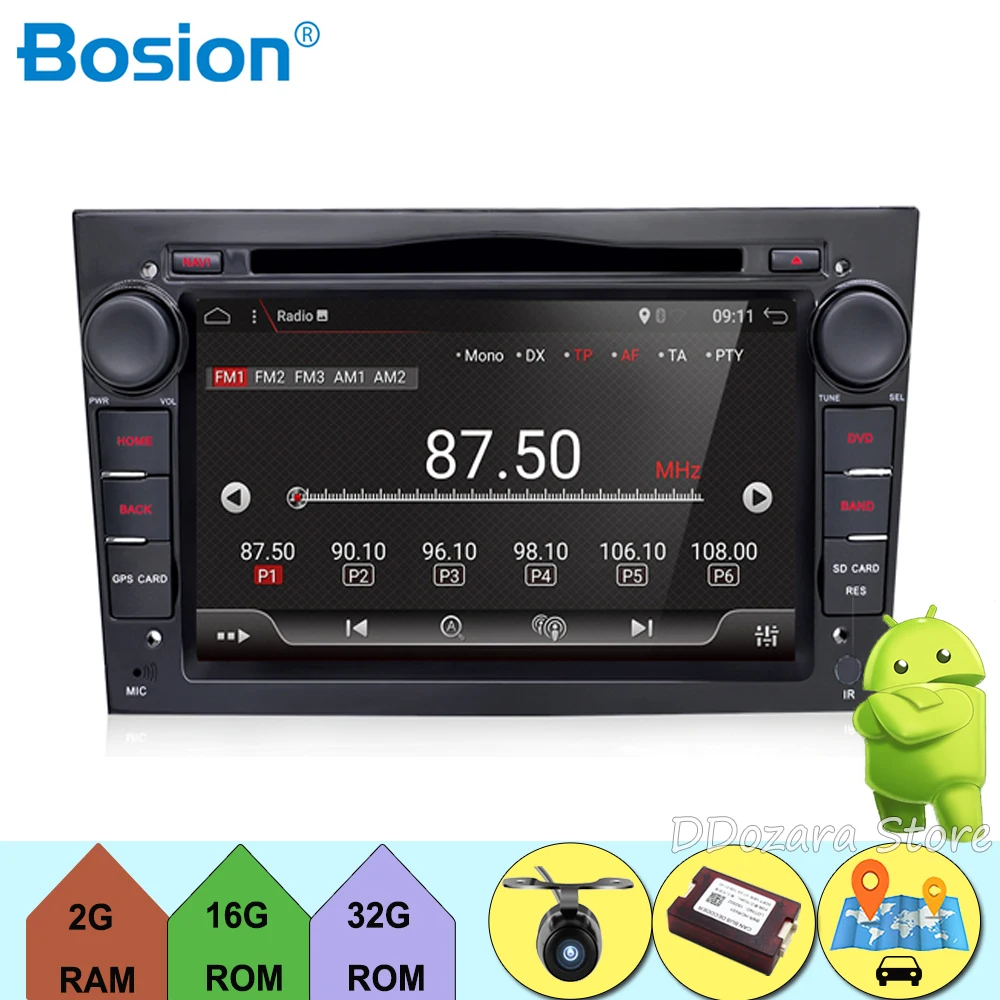 

Quad Core Android 7.1 2G RAM Car DVD Player GPS For Vauxhall Opel Antara VECTRA ZAFIRA Astra H G J Support 4G LTE
