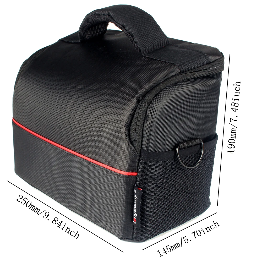 Waterproof Nylon Camera Bag Case for Canon EOS 77D 70D 80D 4000D 2000D 5D Mark IV III 60D 6D 7D Mark II 2 50D 5DS 5DR 60Da