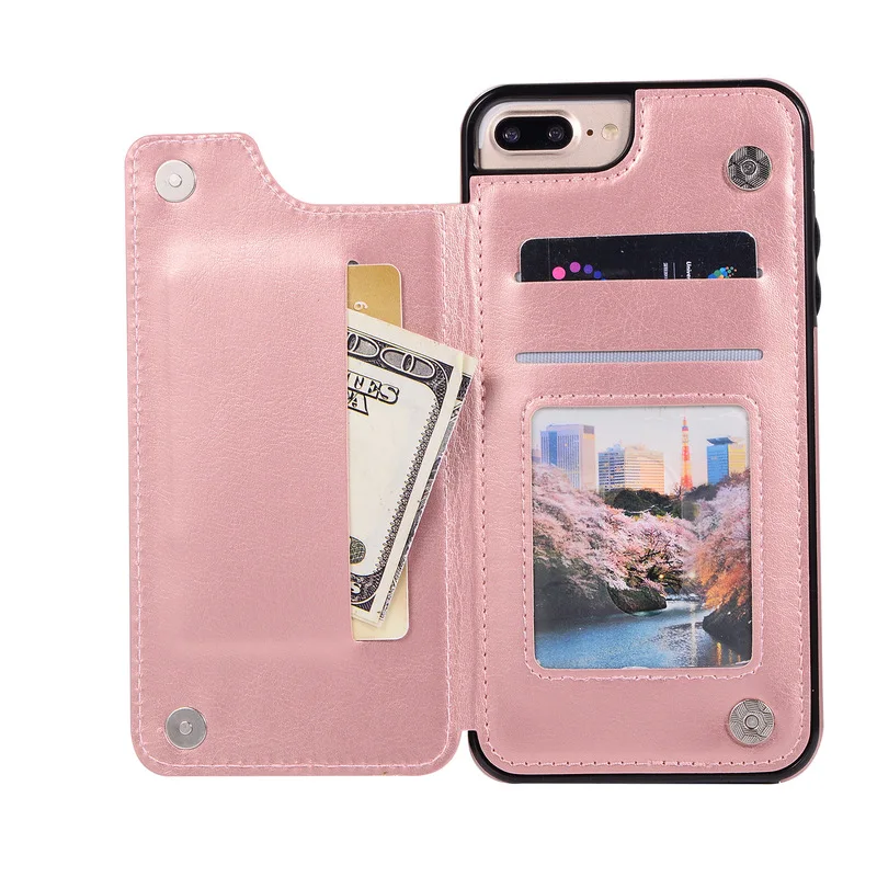 Luxury Wallet Explosion Models Phone Case for IPhone 6 7 8 X XR XS Max 5S Plus PU Leather Back Cover Shell | Мобильные телефоны и