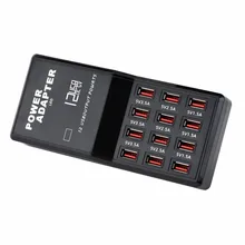 Надежный 12 Порты и разъёмы быстрой зарядки Desktop Smart Auto DeTech Технология USB WALL Зарядное устройство концентратора