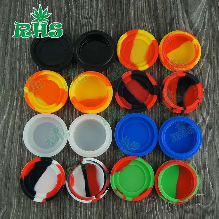 RHS 55*28mm food grade FDA approved tire jar tire silicone jar rubber silicone container in tire