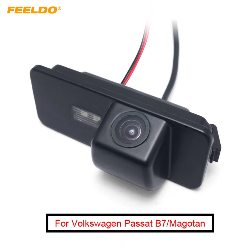 

FEELDO 1Set Car Rear View Parking Camera For Volkswagen Passat B7/Magotan/Golf/Phaeton/Passat CC/Scirocco/Polo/Superb #MX1724