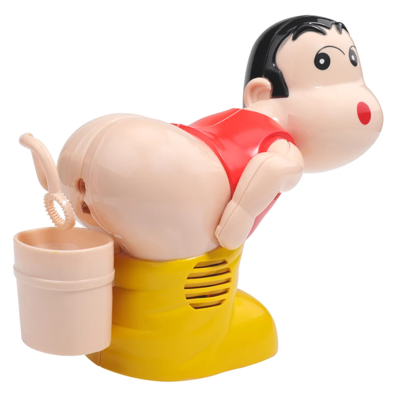 

Trickle the same type of net red Xiaoxin farting funny full-automatic bubble blowing machine with music children's toys