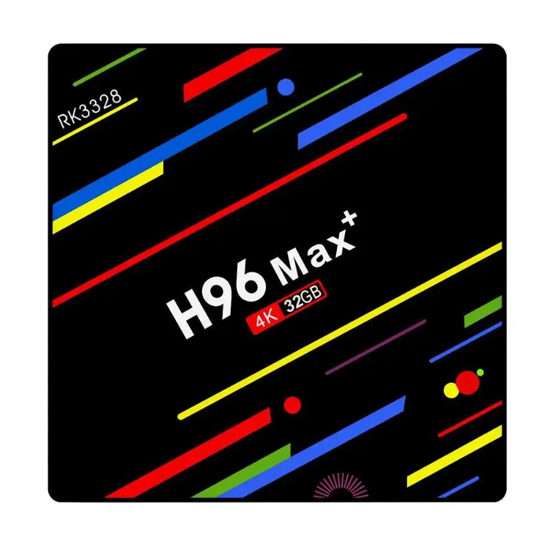 H96 Max + Android 8,1 мини смарт-ТВ приставка 4-ядерный 4 г ОЗУ 32 г ПЗУ 2,4 г и 5 г Флешка коробка медиаплеер EU/US/UK/AU