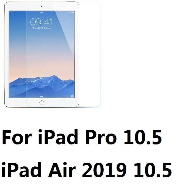 2.5D изогнутые закаленное Стекло Экран протектор для iPad 234 iPad Mini 1234 iPad Air 1 2 Pro 10,5 дюйма iPad 9,7 Mini - Цвет: For iPad Pro10.5 Air