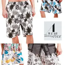 Мужские быстросохнущие пляжные шорты летние шорты для серфинга пляжные шорты