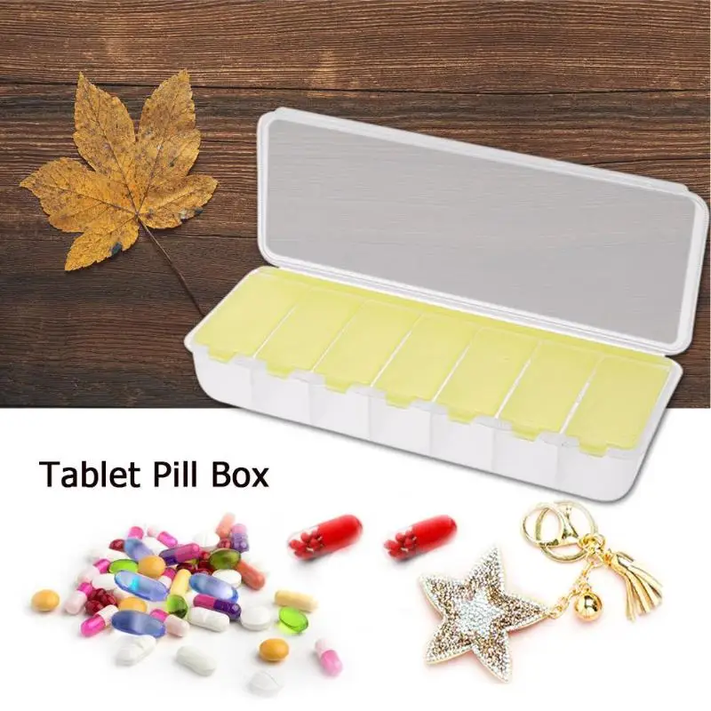7 сетки 7 дней коробка для лекарств на неделю медицина диспенсер для таблеток Организатор Pill Box разветвители коробка для хранения ювелирных
