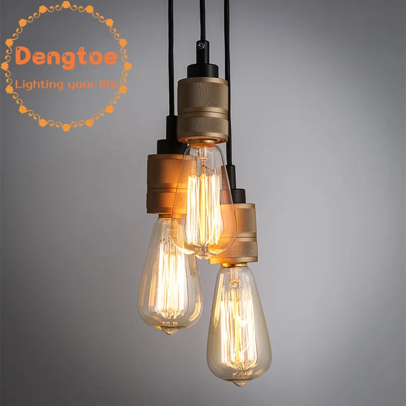 

Tungsten Filament Edison Pendant Lights Single Head Pendant Lamp Vintage Loft Coffee House Lamp