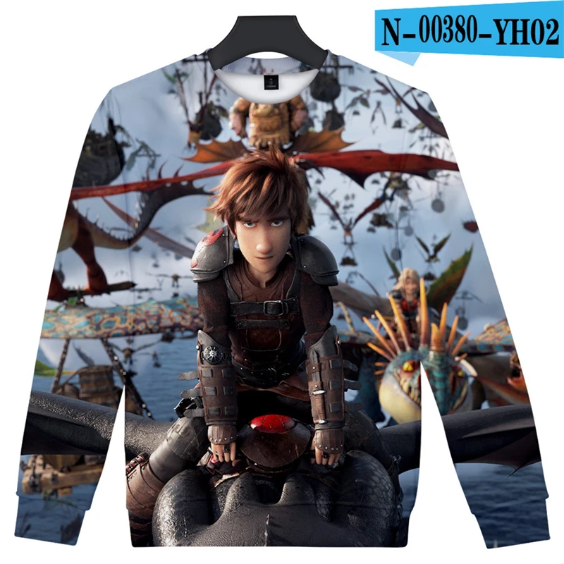 

How To Train Your Dragon Hoodie Anime Sweatshirt Cosplay 3D Clothing 3D Streetwear 3D Clothes Boys Clothings Sweatshirts Men