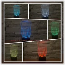 New font b 2017 b font Cool 3D Tooth Teeth font b LED b font USB