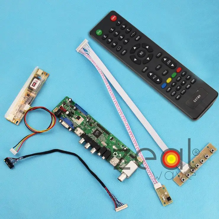 

TV+HDMI+VGA+AV+USB+AUDIO LCD Controller Board Card TV For 15" 15.4" 17" 18" 19" TFT LCD