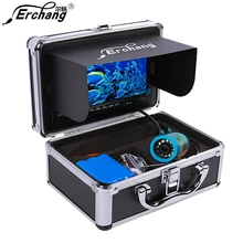 Erchang Seen Fish Finder Digicam 7” 1000TVL Waterproof Underwater Fishing Digicam 12 PCS Infrared Lamp For Sea Fishing Finder