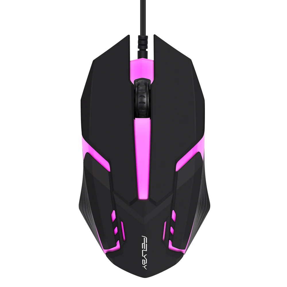 FELYBY Light Weight and Sensitive Mouse Multifunctional Home Office Game Wired Mouse LED Colorful Lights USB Mouse FELYBY Light Weight and Sensitive Mouse Multifunctional Home Office Game Wired Mouse LED Colorful Lights USB Mouse