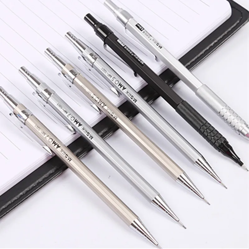 1PCS/LOT GENKKY Metal Pencil Kawaii Stationery 1001 Mechanical Pencil