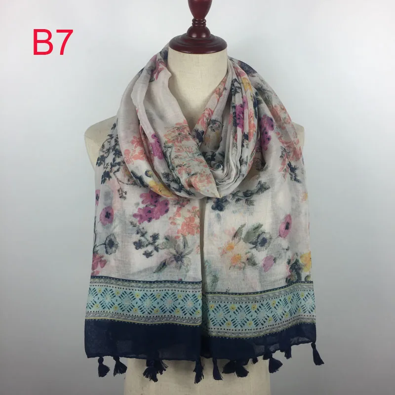 *US SELLER*5pcs wholesale lot birds flowers mixed designs infinity fashion scarf