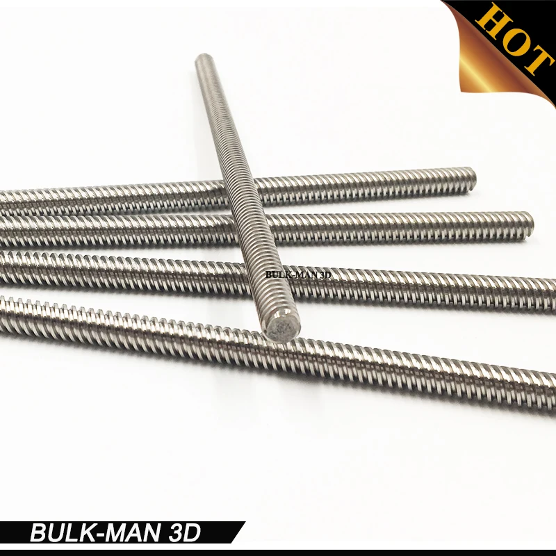 

Openbuilds Tr8*8-2p(4 starts) 8mm Metric Acme Lead Screw 220mm/281mm/290mm/531mm/540mm for 3d printer, cnc engraving machine