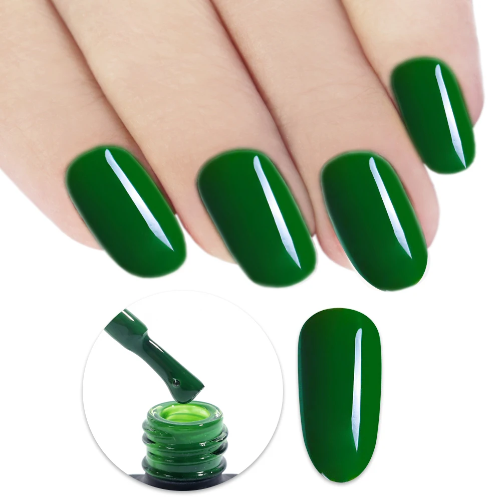 6ml New UV Nail Gel Varnish Lacquer Hybrid Red Black White Pure Color Soak Off Polish Gel Paint Base Top Coat Manicure LAJD01-06 (3)